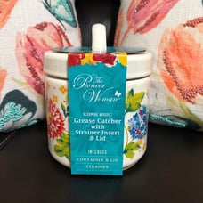 Pioneer Woman Grease Catcher w/ Lid