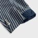 Excellent Condition Tagliatore Montecarlo Double Breasted Jacket Navy Stripe