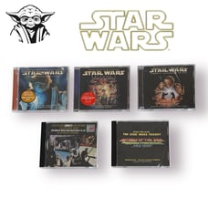 Star Wars Soundtrack Musics by John Williams (Set of 5 Audio CD)