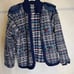 Paul Harris Design Womens 100% Wool Button Front Cottagecore Floral Sweater|SZ:M