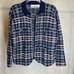 Paul Harris Design Womens 100% Wool Button Front Cottagecore Floral Sweater|SZ:M