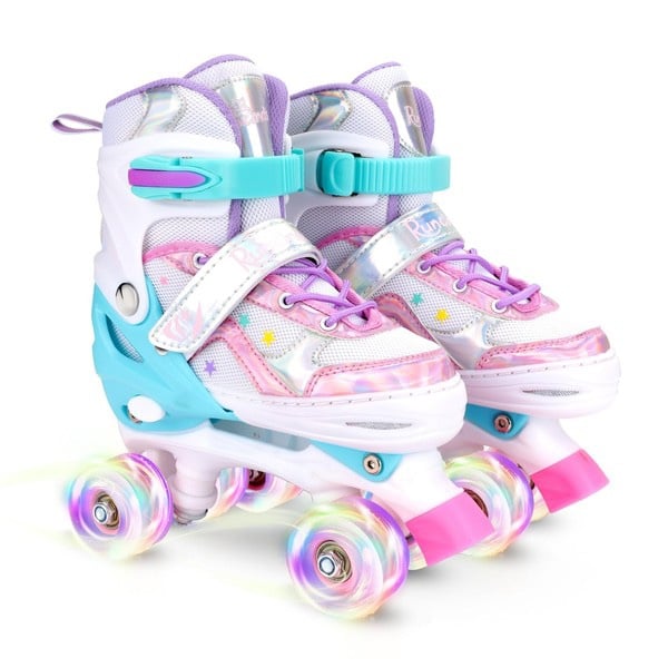 Runcinds Toddler Roller Skates for Girls, Children, 4 Sizes Adjustable/ small