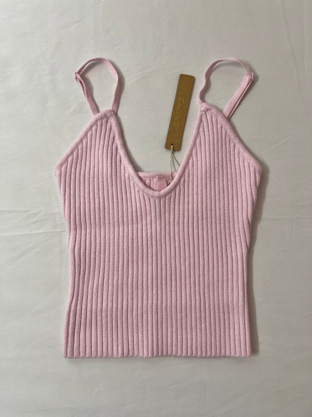 SKIMS Ribbed Sweater Knit Cami Crop Top