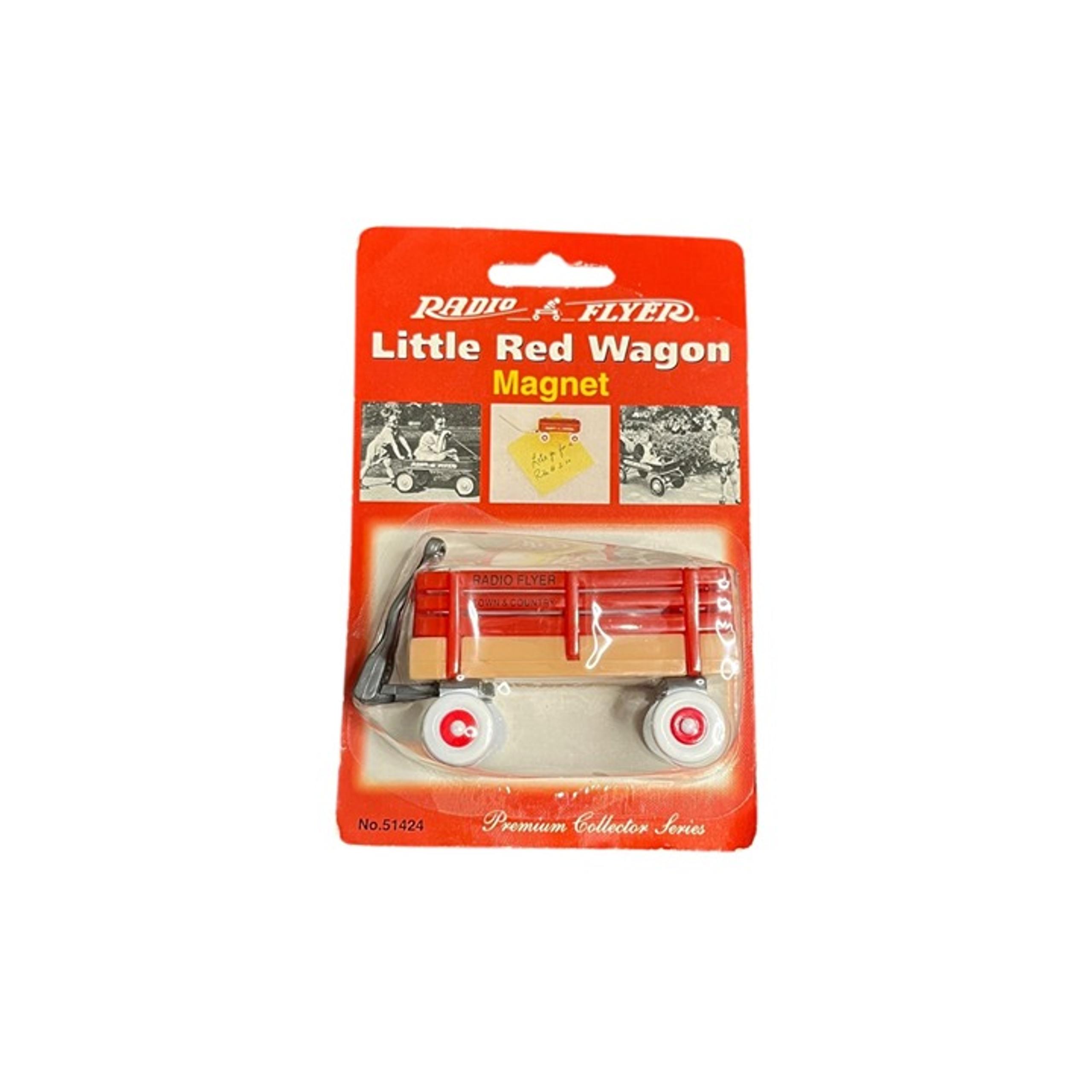 VINTAGE 1998 RADIO FLYER LITTLE RED WAGON MAGNET Premium Collector Series Sealed