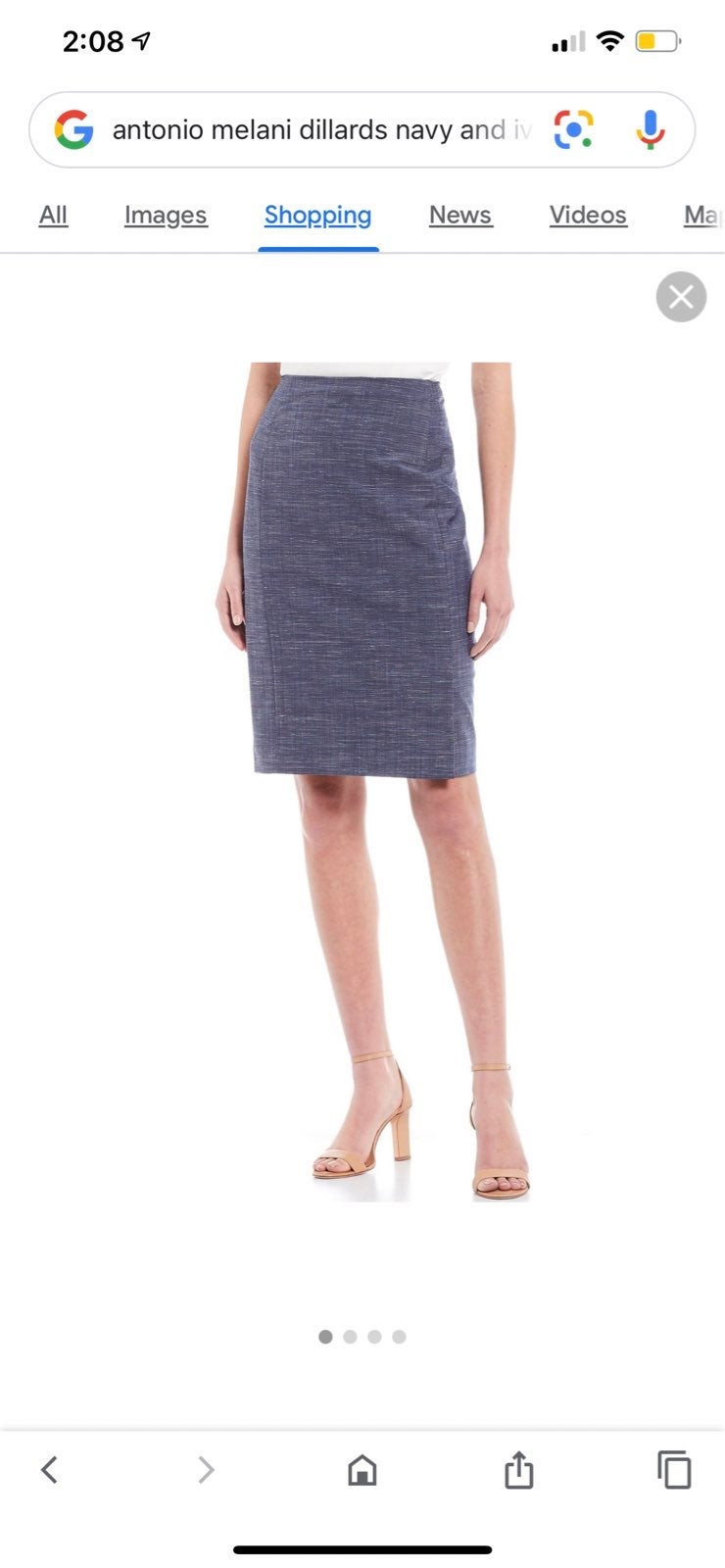 Pencil Skirt (Sizes 0, 2, 4, 6)