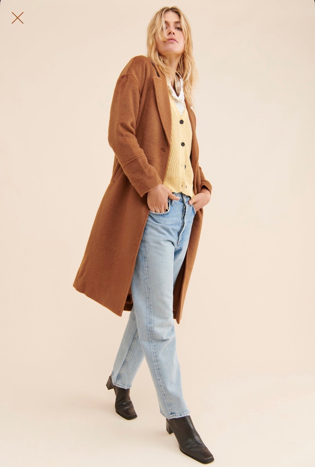 Greylin Bryce Brushed Overcoat