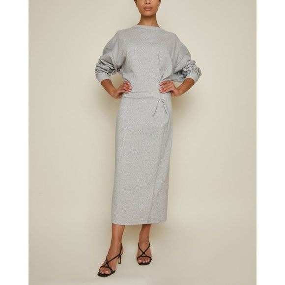 ISABEL MARANT ETOILE Meg jersey Dress in Grey size 38/ M