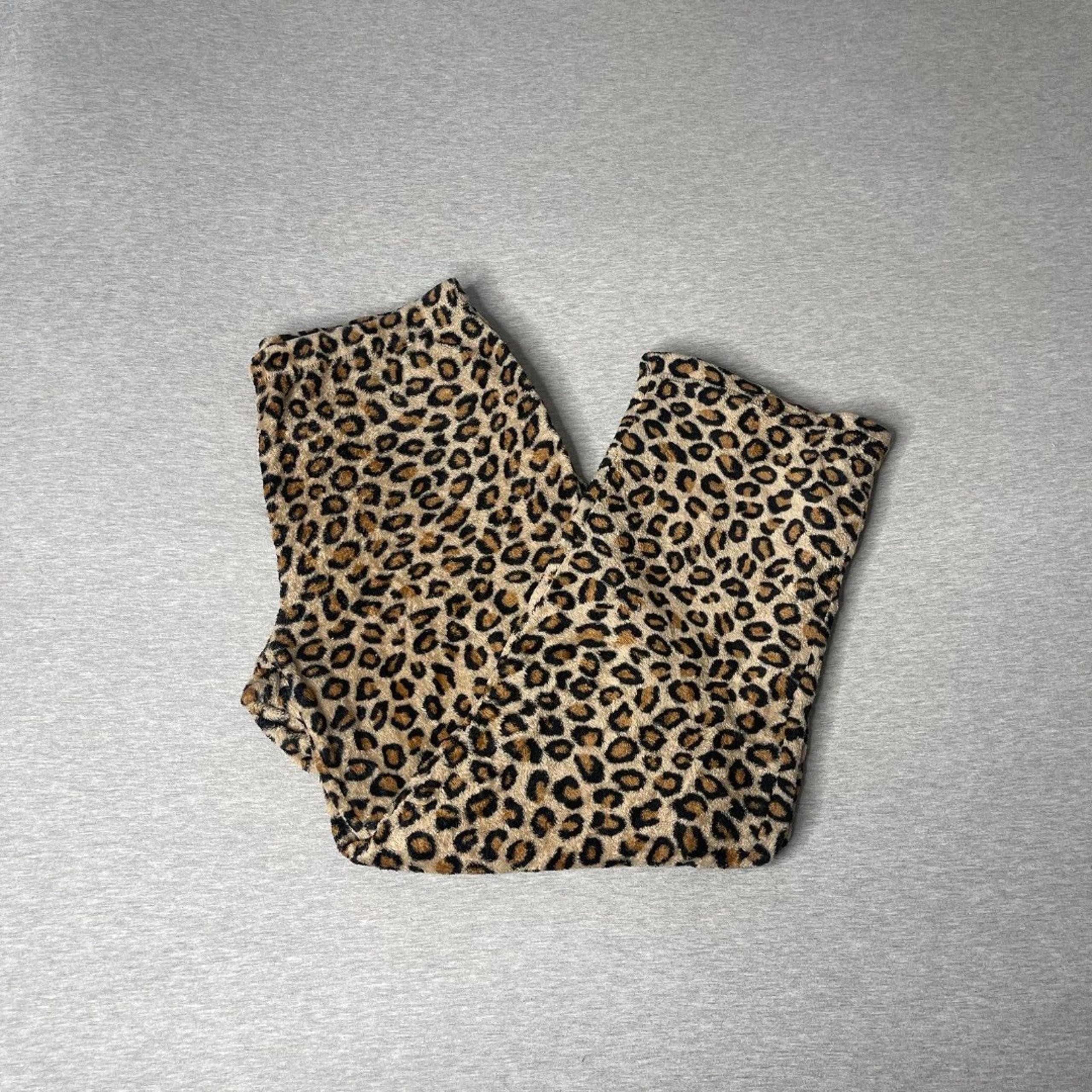 Just Love Women’s Cheetah Print Plush Fleece PJ Pants