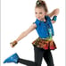 WEISSMAN Dance Costume hip hop BE THE ONE 10576 Rainbow Sequin Unitard -SC/6