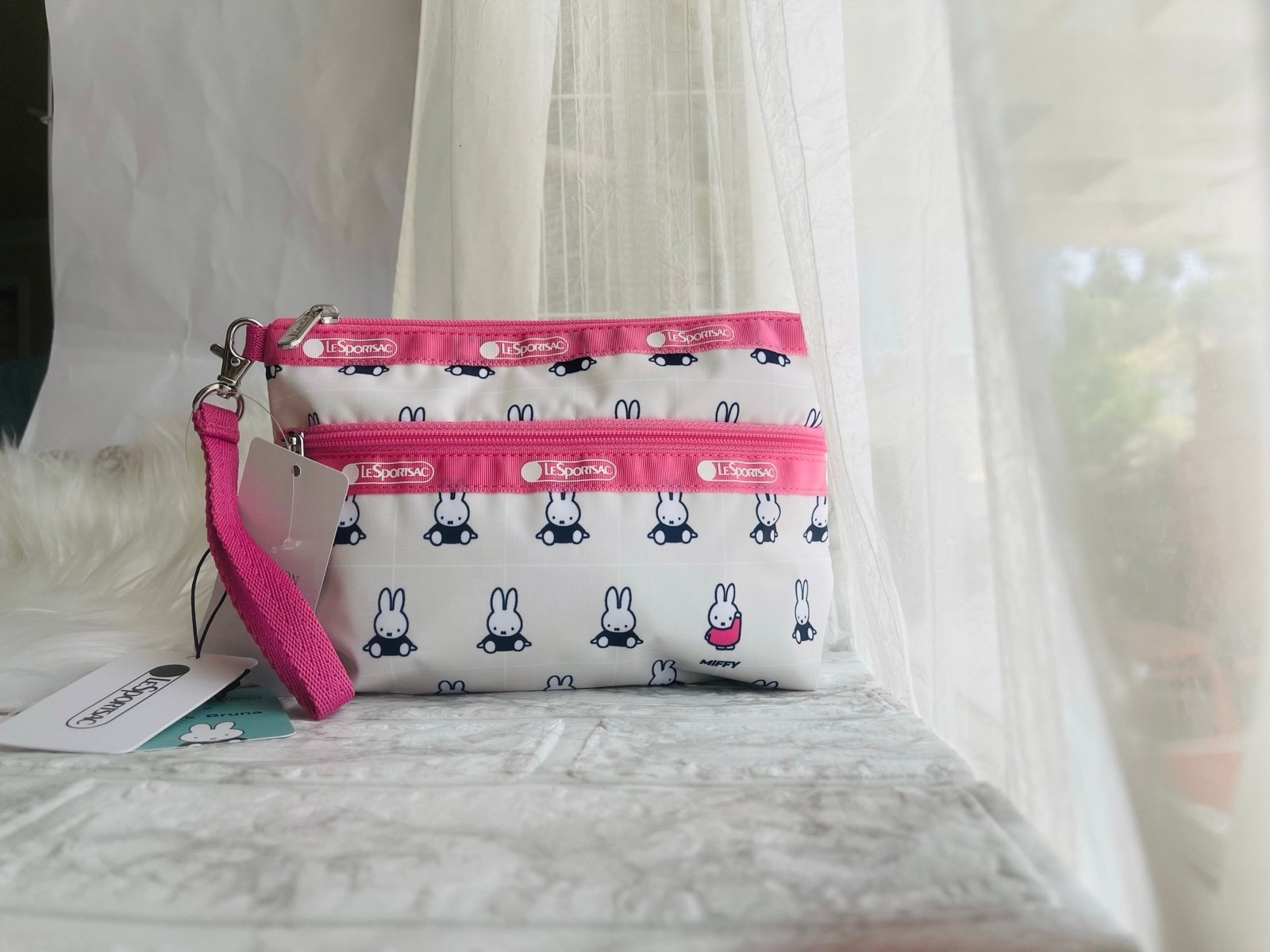 LeSportsac x Miffy Dick Bruna Cosmetic Bag Clutch Pouch with Layard