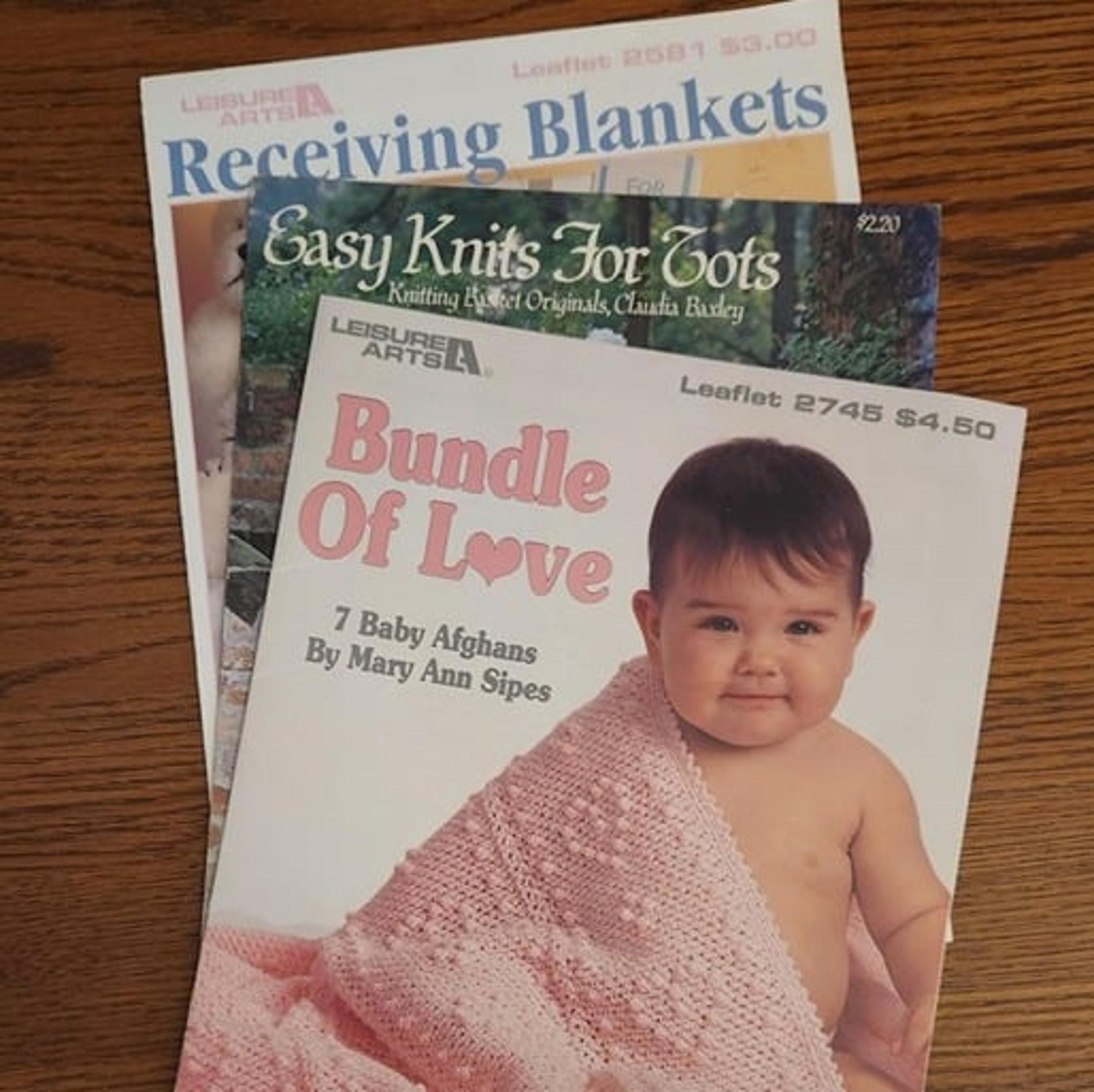Lot of Knitting-Crochet Pattern Booklets