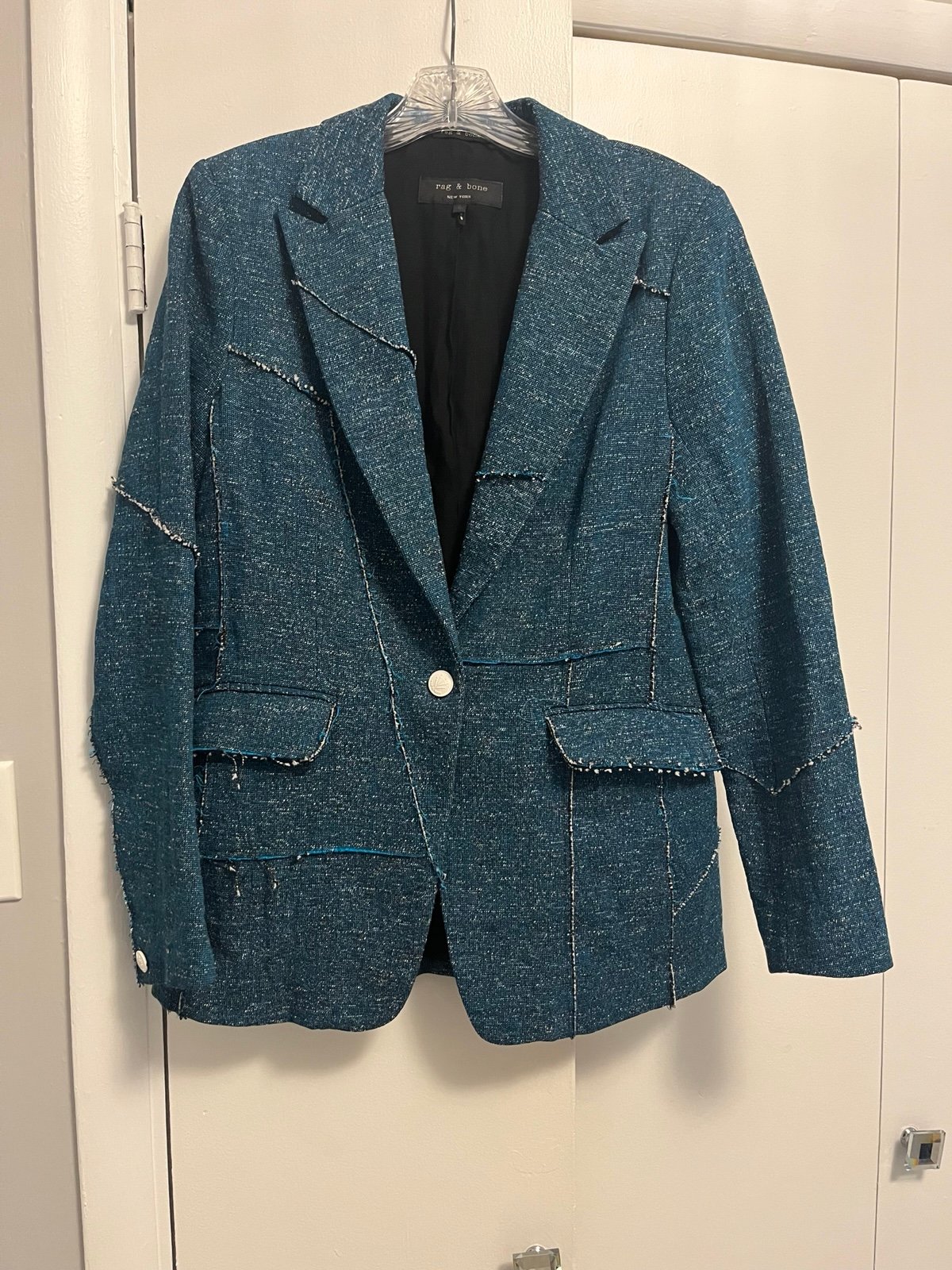 Ladies Rag & Bone New Tweed Blazer SZ 6
