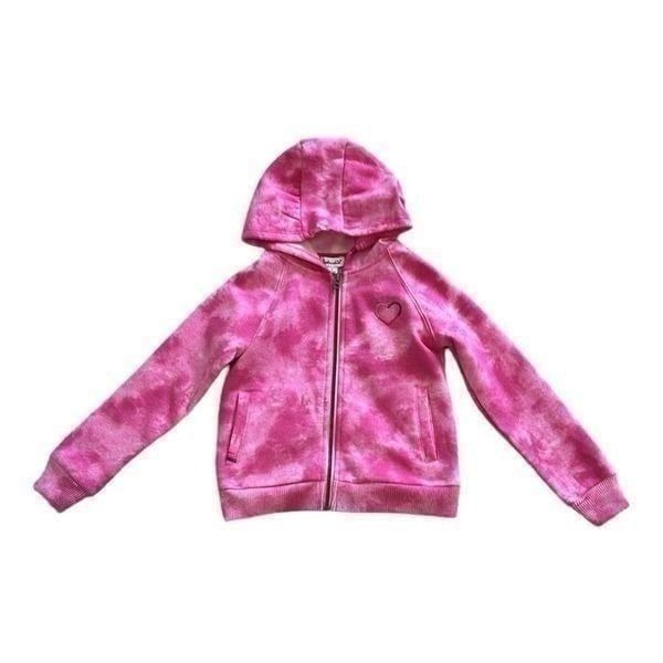 Splendid toddler girls cotton candy sky pink hooded zip up jacket