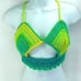 Handmade Peek-a-boo Napper brand crop top halter adjustable size small