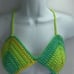 Handmade Peek-a-boo Napper brand crop top halter adjustable size small