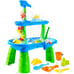 Play-Act Water & Sand Table 3 Tiers Outdoor Play Toys 18 PCS Ages 1.5+