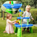Play-Act Water & Sand Table 3 Tiers Outdoor Play Toys 18 PCS Ages 1.5+
