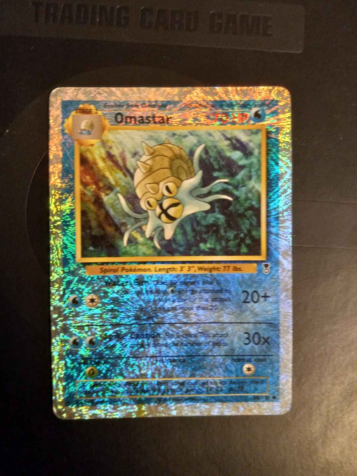 Pokemon OMASTAR 58/110 - LEGENDARY COLLECTION REVERSE HOLO - EX-MT