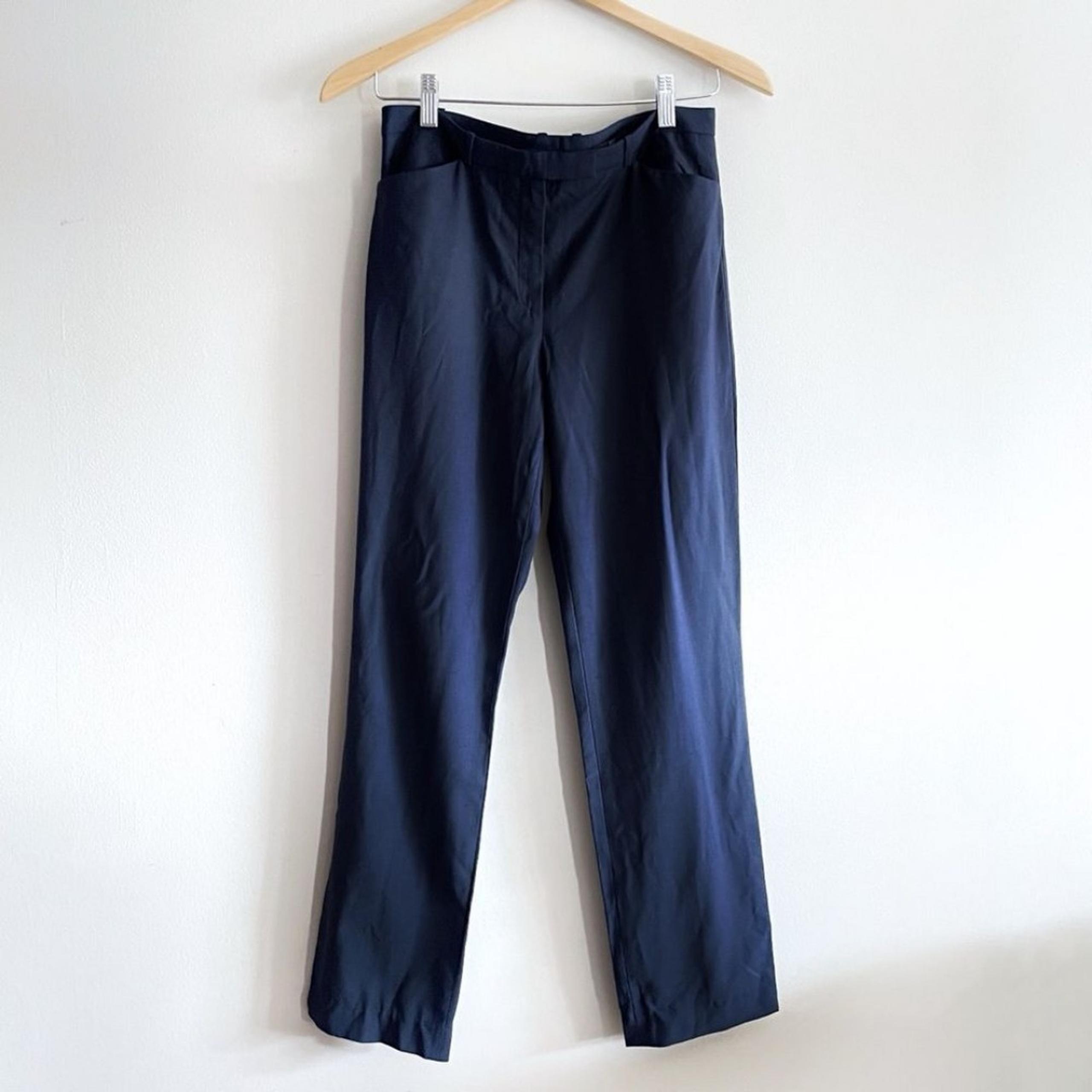 Hugo Boss Navy Blue Women's Tailored Trousers - Size 2 (US XS) - Premium German