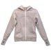 Lululemon Full Zip Scuba Hoodie Women's Sz 4 Silver Spoon Pig Pink Fleece Fitted