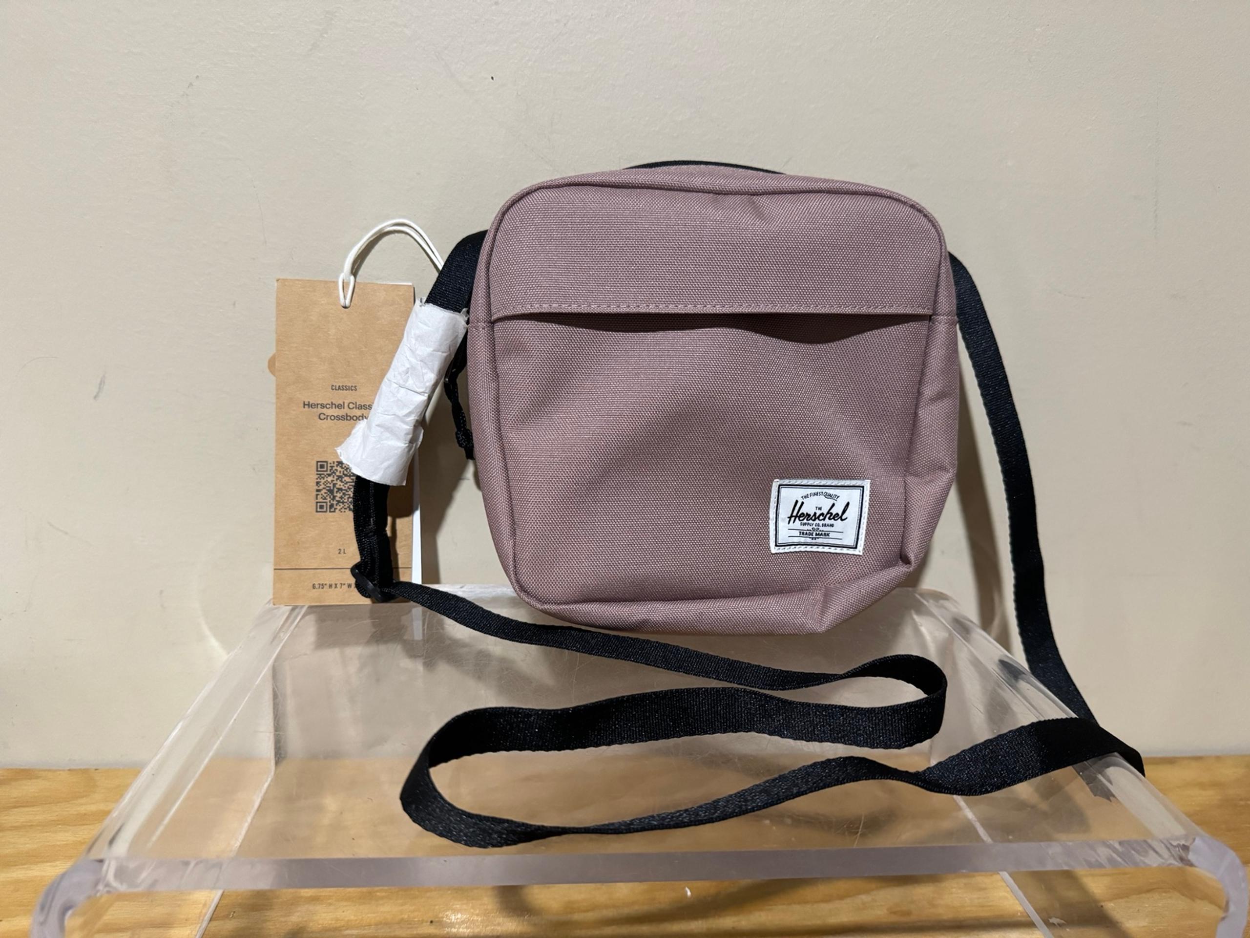 NWT Herschel Supply Co. Classic Crossbody 2L ASH ROSE Unisex