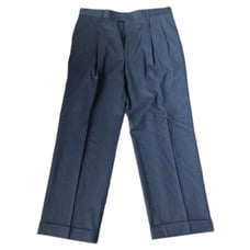 Jos A Banks | Men’s Wool Cuffed Pleated Pants | Charcoal Gray | Waist 34 #288