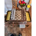 Vintage Hand Carved Malachite Stone Chess Set Spaniards & Aztec, Complete Rare