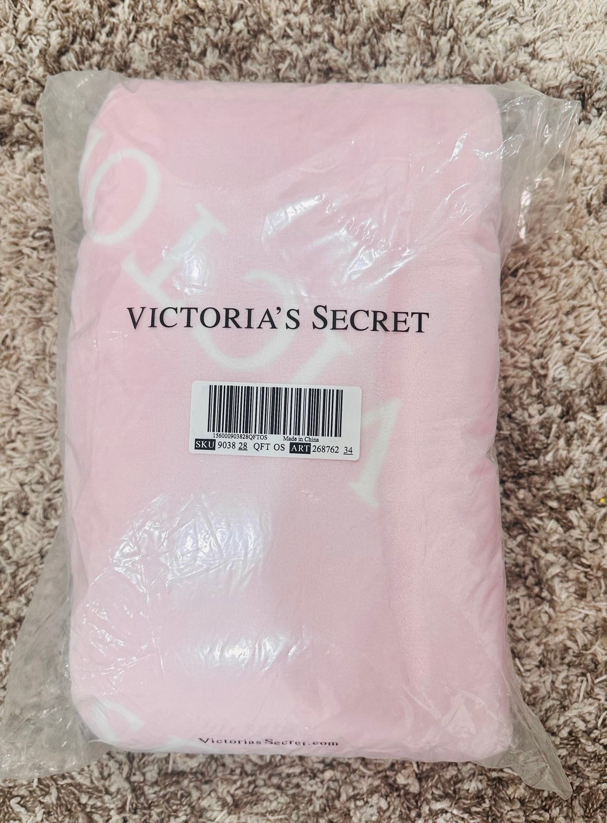 Brand new Victoria’s Secret’s cozy plush blanket