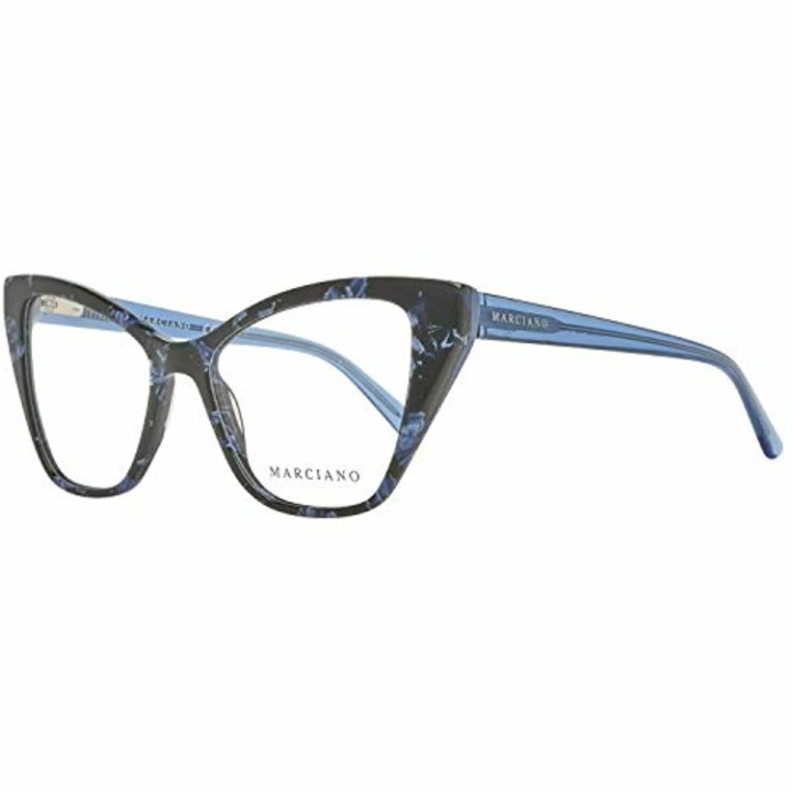NEW Guess By Marciano GM 0328 092 Blue Marble Eyeglasses 53mm with Marciano Case