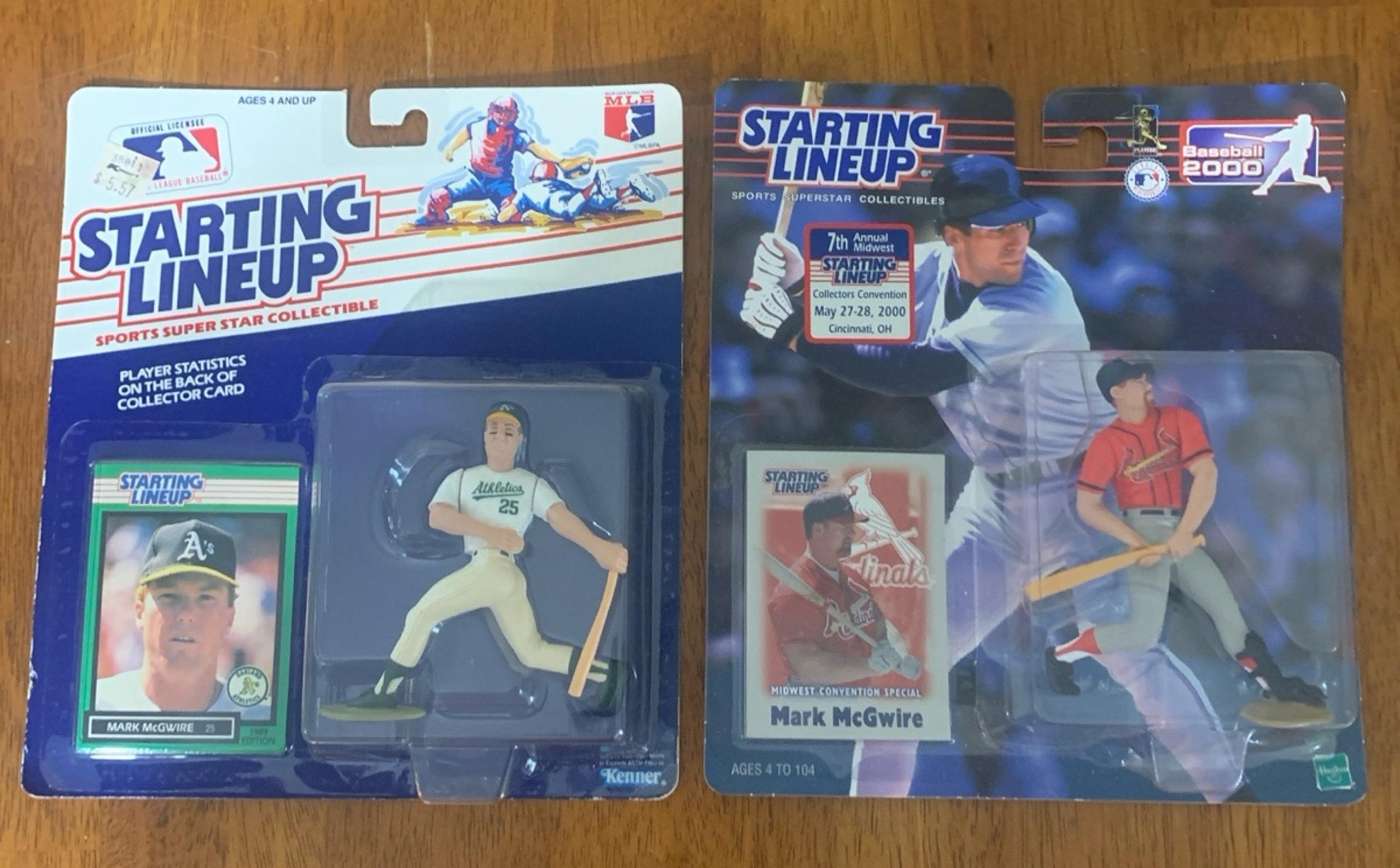Mark McGwire 1989 & 2000 Starting Lineup NOC