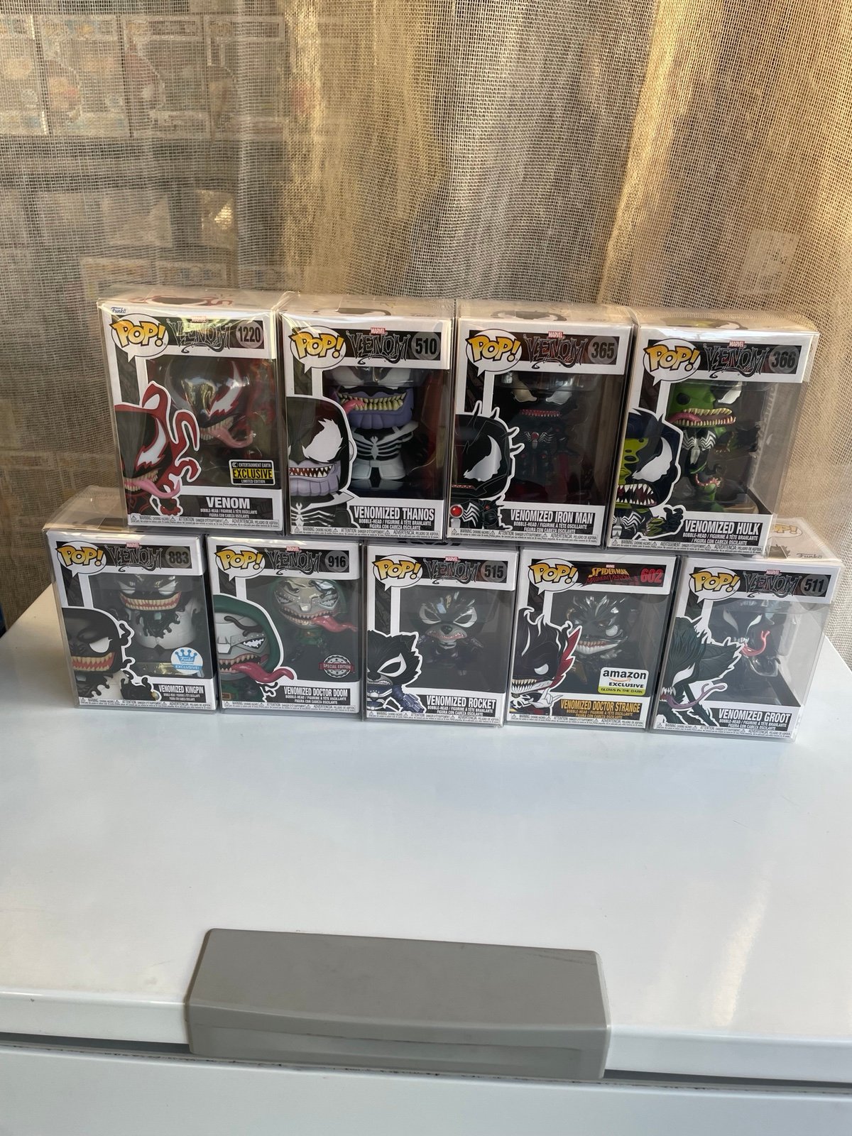 Funko Pop Venomizer collection