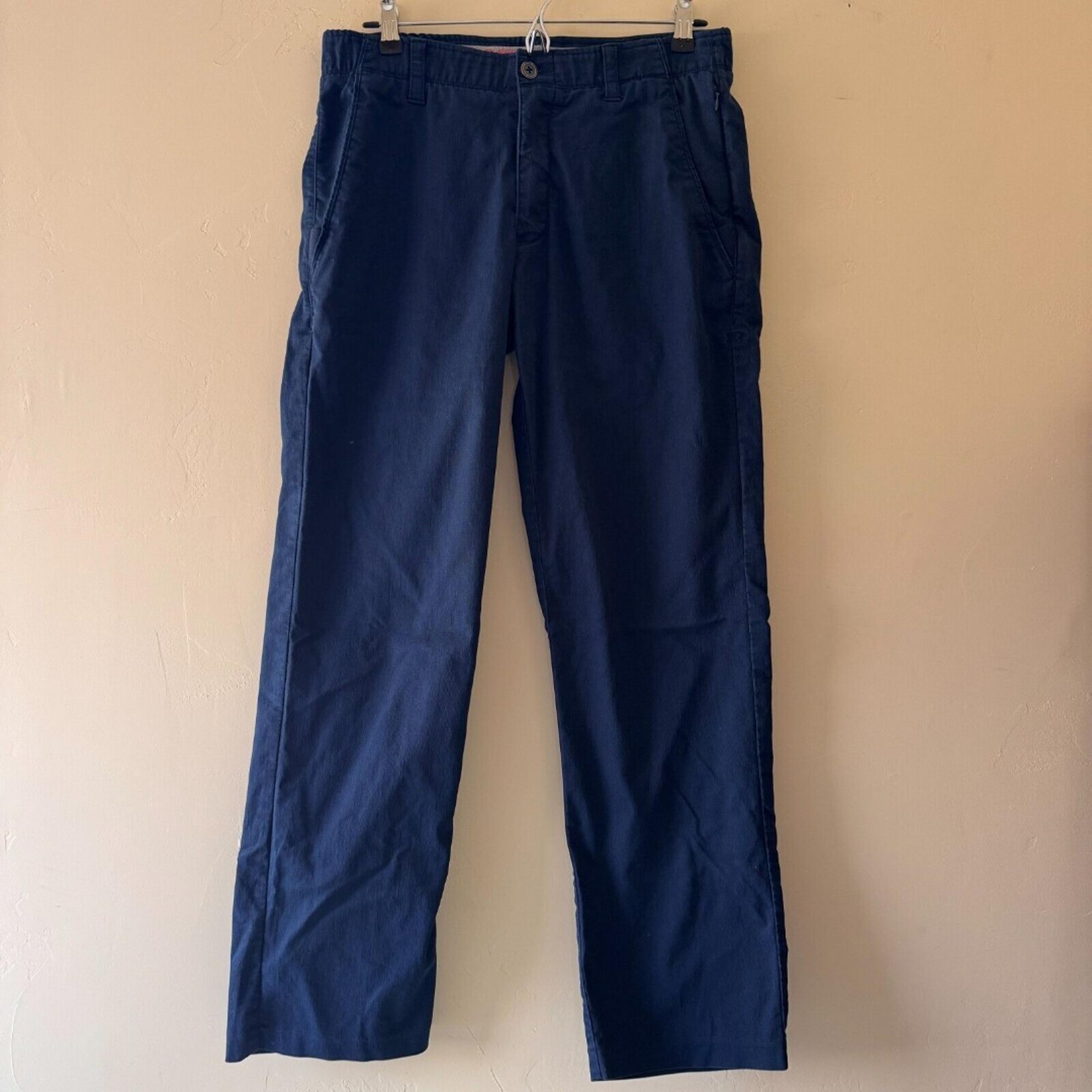 Under Armour Performance Stretch Chino Golf Pants Men 32 x 32 Blue 1241061 Khaki