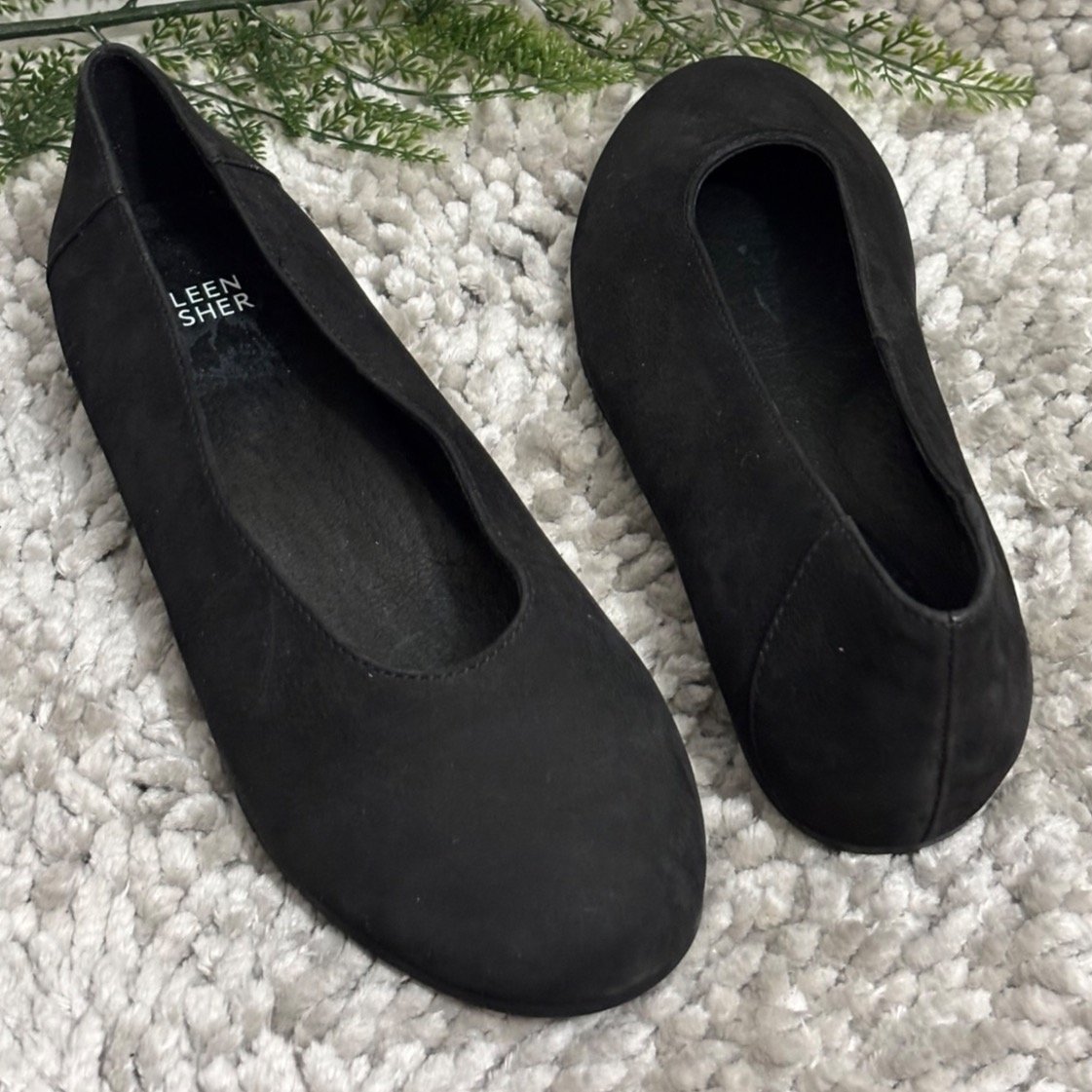 EILEEN FISHER Slip On Ballet Flats Size: 6.5