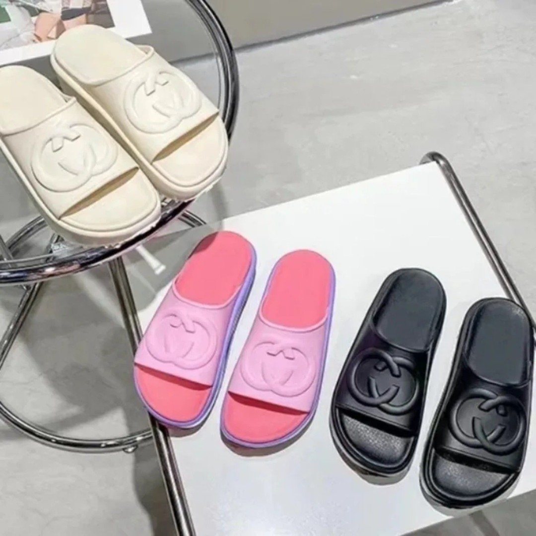 Luxury Women's Slip On Slides Trendy Thick-Soled Non-Slip Sandals Outdoor NEW