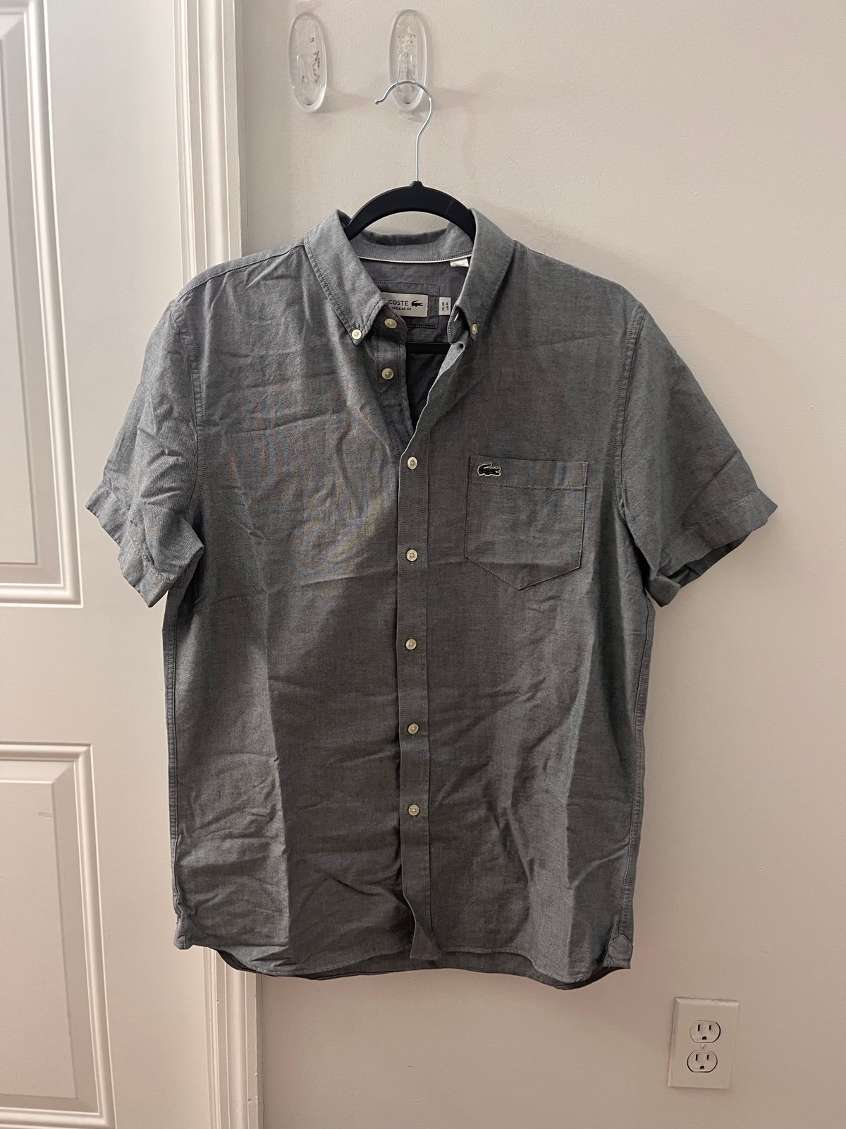 Lacoste Button Down Short Sleeve Shirt