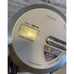 Sony Walkman Portable CD Player AM/FM Radio Silver Remote Control Tested Working