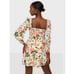 Faithfull the Brand Arianne Floral Long Sleeve Mini Dress