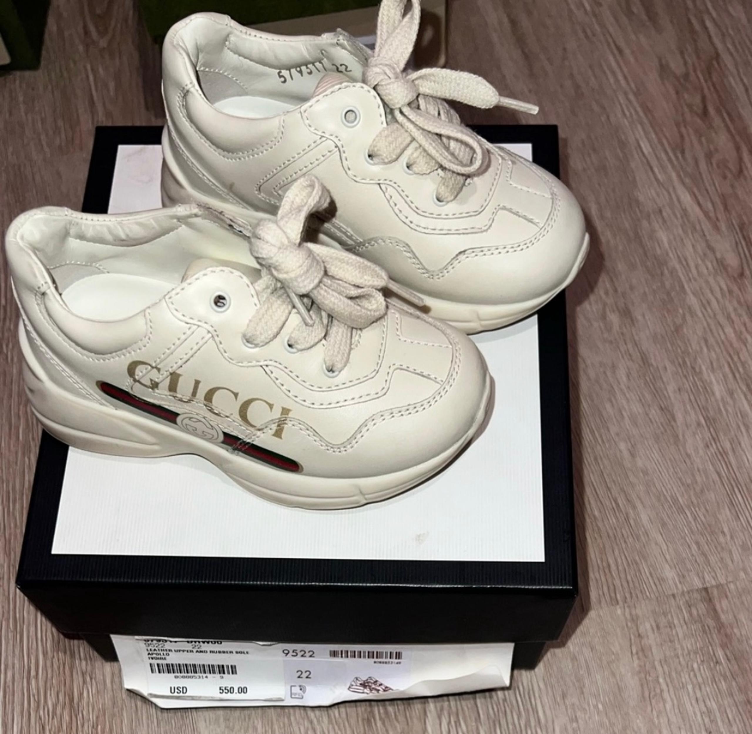 Baby toddler rython sneakers - Gucci