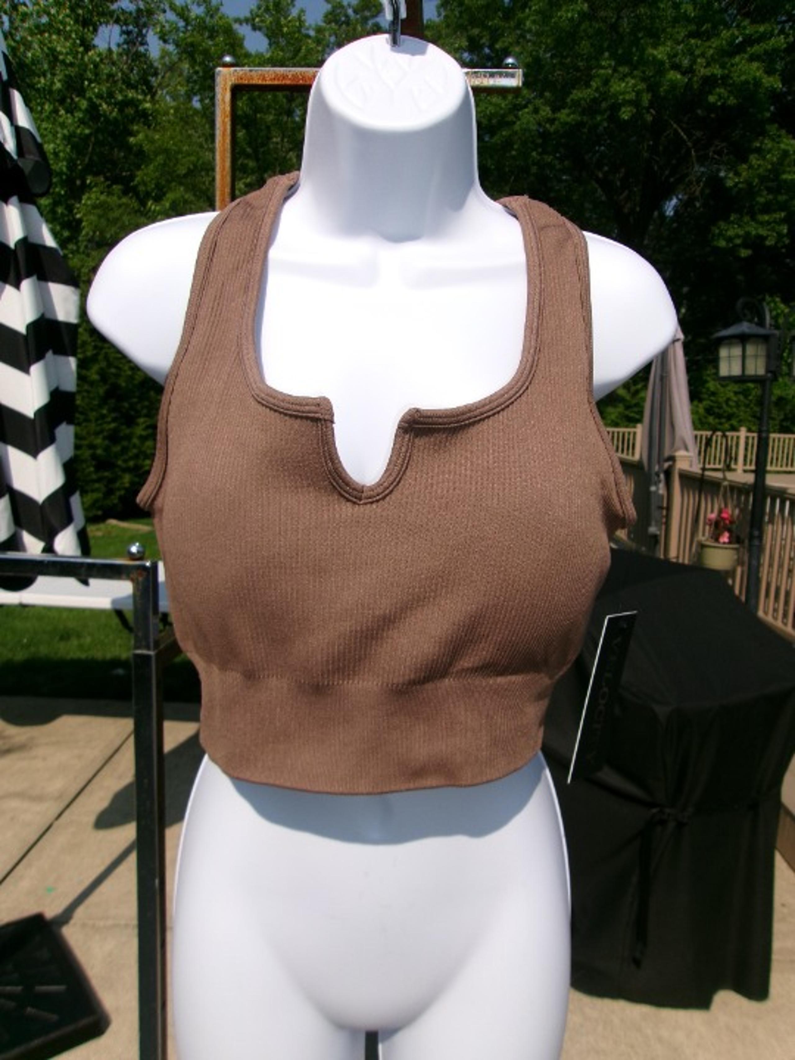 NWT VELOCITY BROWN SPORTS TANK XL