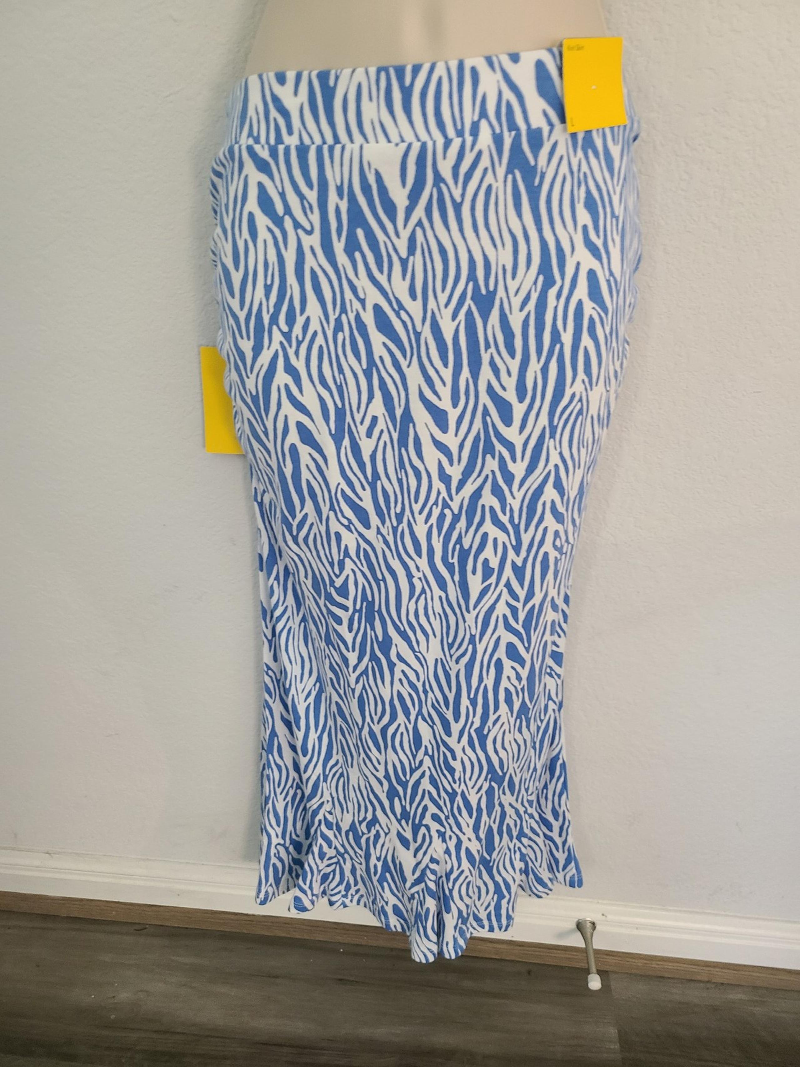 NWT Diane Von Furstenberg Women's Panel Style, Bottom Flare Skirt, Sz L