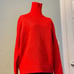 Vintage St. Michael True Red Lambs Wool Turtle Neck Sweater XXL