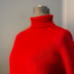 Vintage St. Michael True Red Lambs Wool Turtle Neck Sweater XXL