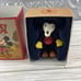 DISNEY, MICKEY MOUSE FUN-E-FLEX 4 1/2”wooden doll, vintage looking.By Schylling