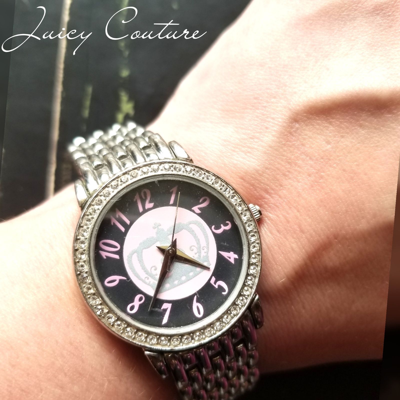 Juicy Couture Pink & Silver Watch