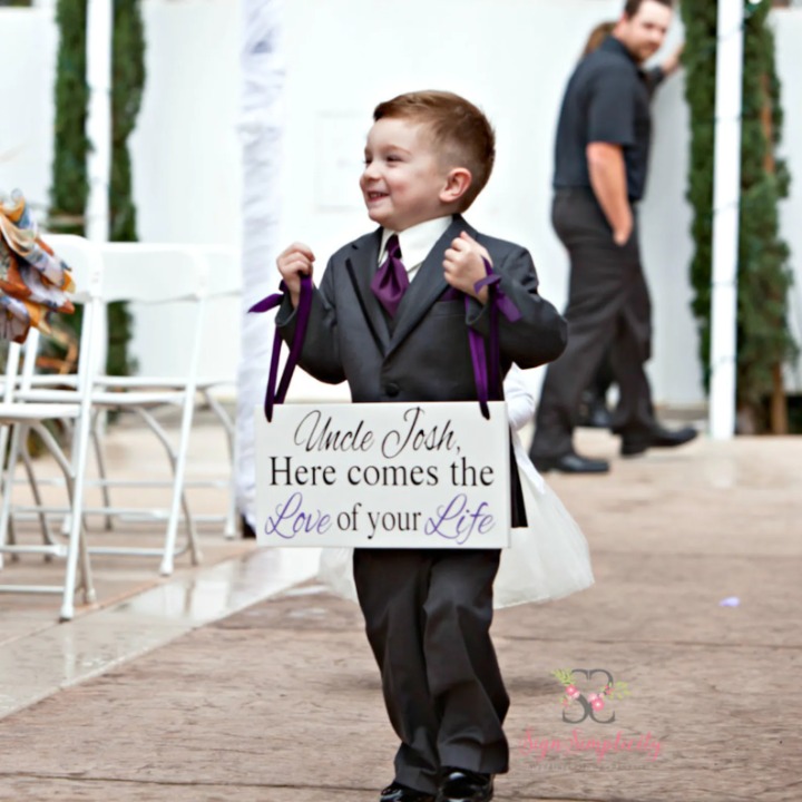 Wedding Sign | Here Comes The Love Of Your Life