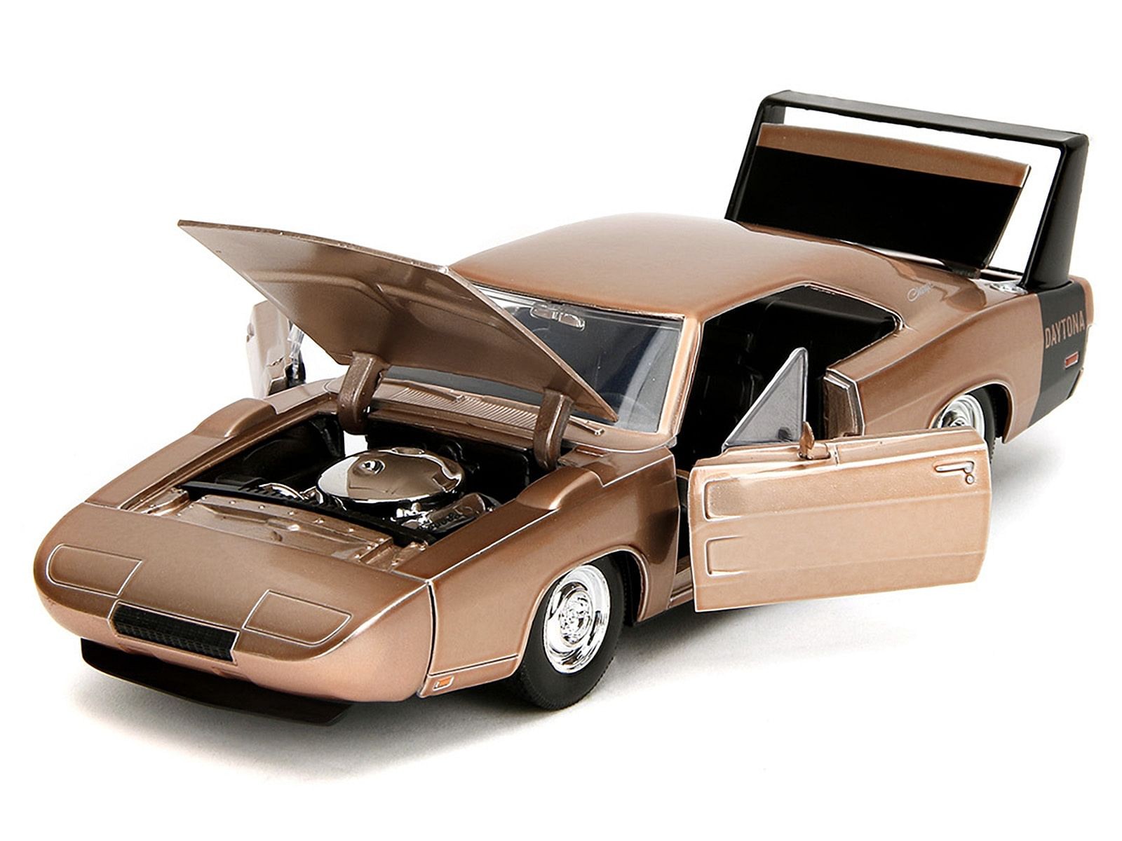 1969 Dodge Charger Daytona Bronze Metallic with Black Tail Stripe Bigtime Muscl