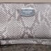 Michael Kors Leather Wallet Embossed Python With Wrist Strap