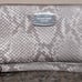Michael Kors Leather Wallet Embossed Python With Wrist Strap