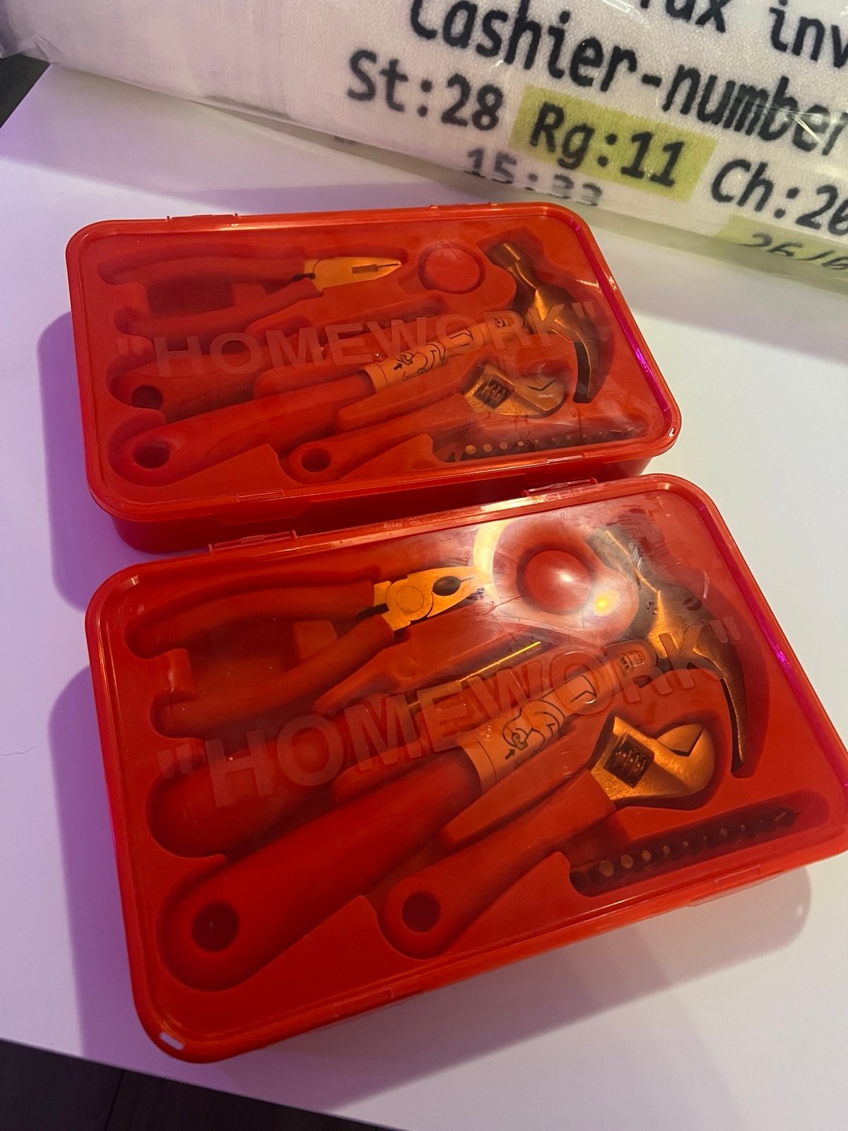 Virgil Abloh x IKEA MARKERAD HOMEWORK Toolkit 2 kits OFF WHITE