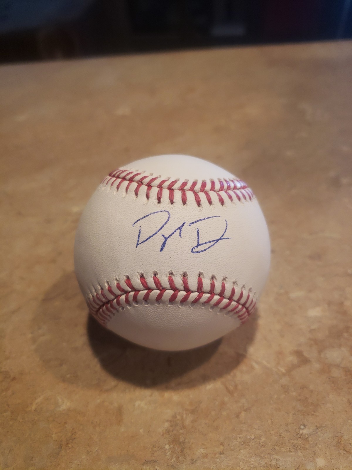 Dylan Dodd Signed baseball Atlanta Braves